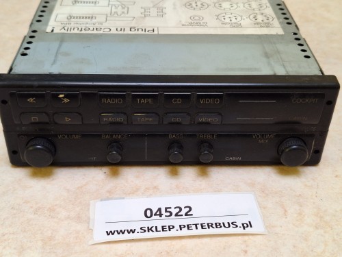 04522, Wzmacniacz autobusowy  BLAUPUNKT BCA 05, nr 7 607 005 200 5, panel sterownia RADIO, kaseta, CD, video  (2).jpeg
