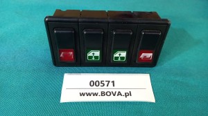 Przyciski, klawisze otwierania i zamykania szyby kierowcy, otwierania klap bagażowych