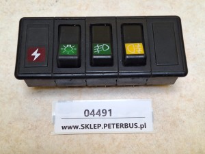 Zestaw klawiszy oświetlenia, świateł BOVA FUTURA EURO 2