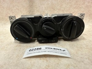 Zestaw pokręteł, regulacji temperatury, nawiewu na szybę i przestrzeń kierowcy, Mercedes Sprinter