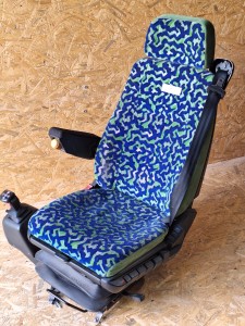 ISRI Pneumatyczny fotel kierowcy autobusu RENAULT ILIADE, z przystawką do półautomatycznej skrzyni AVS