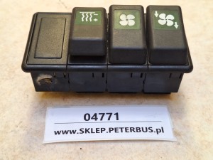 Zestaw klawiszy SETRA S 315, włączniki nawiewu, nadmuchu, klawisze, przyciski z symbolem wentylatora 