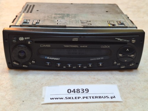 04839, Radio, odtwarzacz CD BLAUPUNKT DAVOS RDM 169, High Power 4 x 40W (4).jpeg