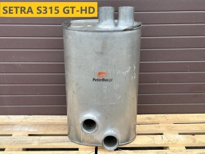 Tłumik SETRA S315 GT-HD - fabrycznie NOWY, dwa doloty, dwie turbiny V8 MB