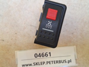 Klawisz, włącznik, przycisk BOVA FHD, FLD, EURO 3, włącznik klimatyzacji i ogrzewania 