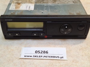 Tachograf cyfrowy RENAULT, VDO 1381.2052300008 S, nr 7421089721,  24 V 