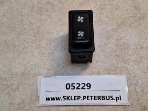 Przycisk, klawisz, włącznik nawiewów, pulpit Mercedes Citaro, nr 611 540 00 66 , z symbolem wiatraczka