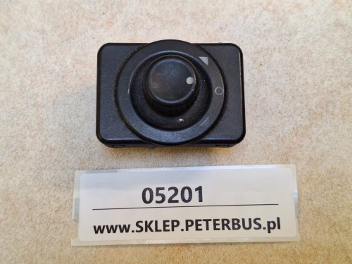 05201, Pokrętło sterowania lusterkami elektrycznymi RENAULT Iliade, DAV nr 5010271228 , nr 50 10 271 084 (12).jpg