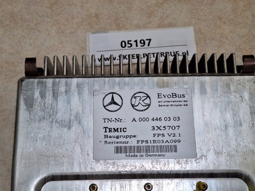 05197, Sterownik, moduł FPS V2.1 EvoBus, Mercedes Citaro, nr A 000 446 03 03 , TEMIC 3X5707  (1).jpg