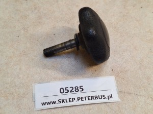 Pokrętło drzwi ze śrubą, średnica zewnętrzna 70 mm, długość całkowita 80 mm 