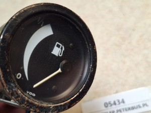 Wskaźnik, zegar poziomu paliwa BOVA Futura, VDO 301.471/001/034 