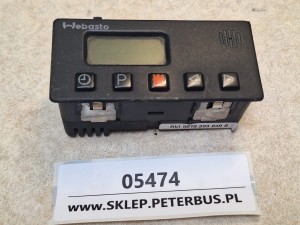 Panel sterowania ogrzewaniem postojowym RENAULT ILIADE, RVI 5010 393 049 B, 8EU 007 627-02 