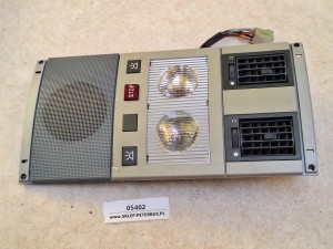 Panel oświetlenia i nawiewów  nad fotelem pasażera, TEMSA, VOLVO, pęknięty