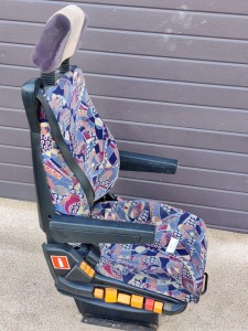 ISRI Fotel kierowcy autobusu, pneumatyczny, z pasem bezpieczeństwa, BOVA Futura FHD, FLD, EURO 3, z podłokietnikami