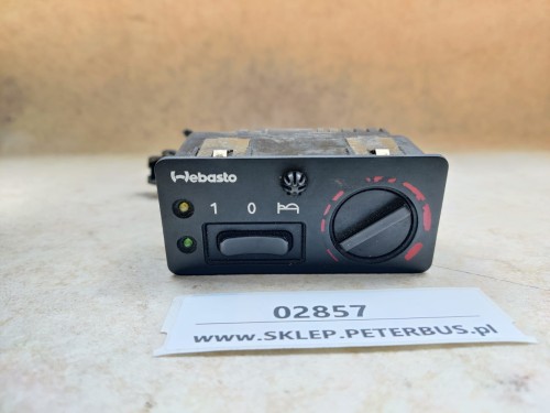 02857, Panel sterowania ogrzewaniem postojowym WEBASTO, z pokrętłem, dwie diody, włącznik  (5).jpeg