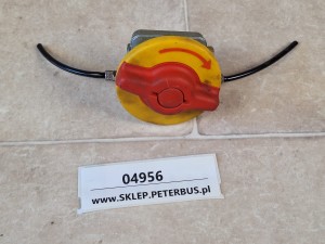 Zawór otwierania, zamykania drzwi, Knorr-Bremse 0 484 351 012, SCANIA, czerwone pokrętło 