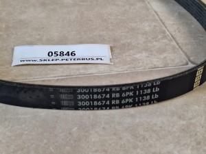 Pasek klinowy VDL 30018674 RB 6PK 1138 Lb