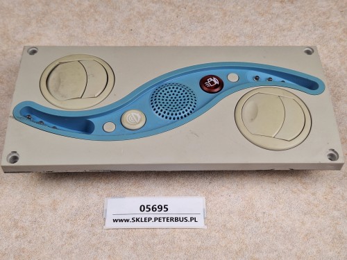 05695, Panel nad fotelami ISUZU Turqouise, wymiary 30 cm x 13 cm, nawiewy dyszowe, głośnik, oświetlenie, przyciski (9).jpg