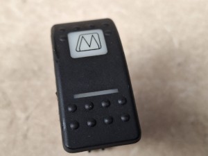 Przycisk, klawisz opuszczania i podnoszenia szyby bocznej kierowcy BOVA Futura FHD, FLD EURO 3,  CARLINGSWITCH 261 406