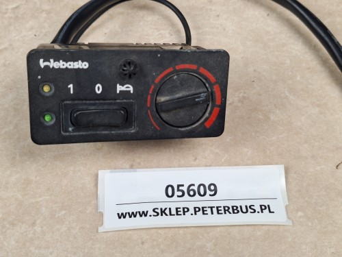 05609, Panel sterowania ogrzewaniem postojowym WEBASTO nr 26537 D,  z pokrętłem, 1224V (8).jpg