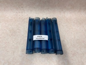 Osłona, klosz lampy oświetlenia wewnętrznego przestrzeni pasażerskiej autobusu NEOPLAN N316 SHD, niebieska krótka 