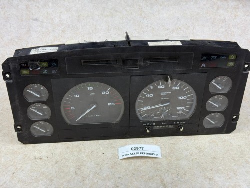 02977, Zestaw zegarów deski rozdzielczej SETRA S315 HD, nr VDO 7 721 001 000A, nr 110 (3).jpeg