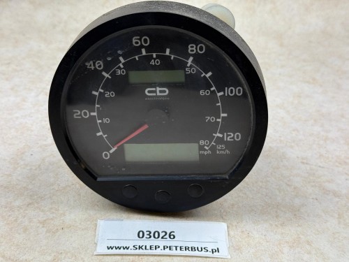 03026, Prędkościomierz cb elecronics SEN 125, 1224V, kilometry i mile (8).jpeg