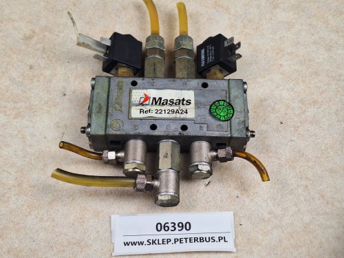 06390, Elektrozawór otwierania drzwi SCANIA IRIZAR Masats 22129A24 + dwie cewki OPXS160 B  (6).jpg