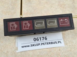 Kontrolki pulpitu autobusu IVECO, 5 kontrolek, otwieranie drzwi, otwieranie klap, ładowanie
