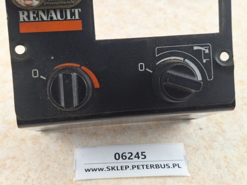 06245, Panel sterowania ogrzewaniem, nawiewem RENAULT, dwa pokrętła,  (2).jpg