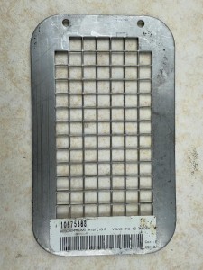 Płytka, kratka, osłona świateł przeciwmgielnych VOLVO B12, Van Hool T9, nr 10675383