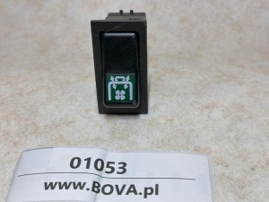 Klawisz, włącznik, przycisk nawiewów autobusu EOS Coach, nr S11.019