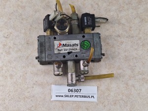 Elektrozawór otwierania drzwi SCANIA IRIZAR Masats 22129A24 + dwie cewki OPXS160 B  