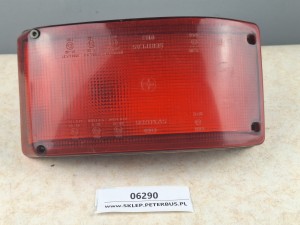 Lampa tylna, czerwony klosz NEOPLAN, SERTPLAS 0183 