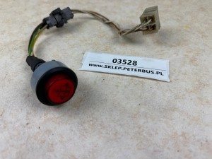 Przycisk otwierania, zamykania drzwi autobusu MAN A20, EAO nr 14-611.001, symbol podwójnych drzwi