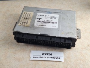 Sterownik, jednostka sterująca VDO 461 470 001 018,  MAN nr 81.258020.1001, rok produkcji 2005