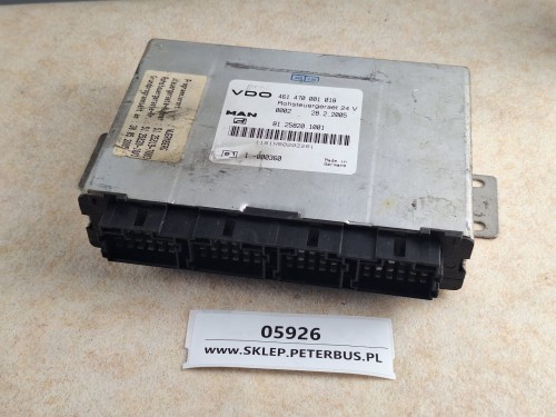 05926, Sterownik, jednostka sterująca VDO 461 470 001 018,  MAN nr 81.258020.1001, rok produkcji 2005 (6).jpg