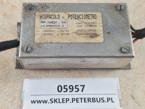 Regulator obrotów HISPACOLD POTENCIOMETRO J200727, Lot 2005121621, BOVA Futura EURO 3 