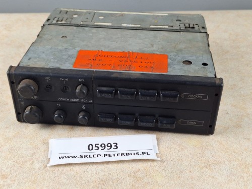05993, Wzmacniacz autobusowy  BLAUPUNKT BCA 08, nr 7 607 804 010, panel sterownia RADIO, kaseta, CD, video  (6).jpg