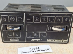 Panel sterowania klimatyzacją, temperaturą i ogrzewaniem NEOPLAN, BADER 1808.001.00 