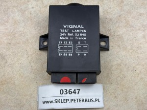 Przekaźnik VIGNAL TEST LAMPES 24V nr 02 640