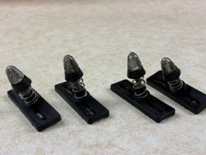 Trzpień, zatrzask klapy wewnętrznej autobusu, ze sprężyną, BOVA Futura EURO 3