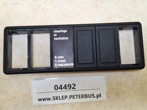 04492, Ramka mocująca, osłona przycisków, klawiszy pulpitu autobusu BOVA Futura  (1).jpeg