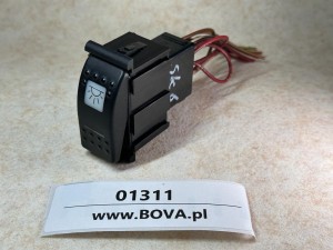 Włącznik, przycisk, klawisz oświetlenia BOVA EURO 3, Futura, FHD, FLD