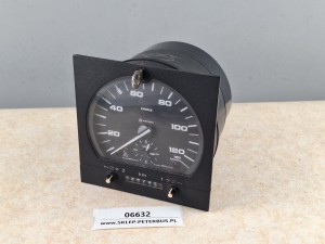 Tachograf analogowy Kienzle Typ 1318.27, rok produkcji 1998, nr 7 722 005 000, kwadratowa obudowa, na kluczyk