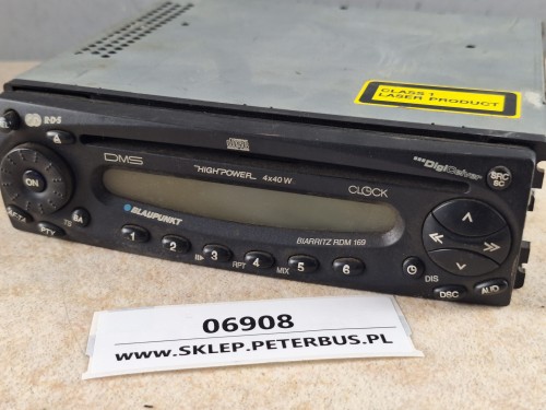 06908, Radio, odtwarzacz CD BLAUPUNKT DAVOS RDM 169, High Power 4 x 40W  (4).jpg