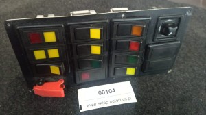 Zestaw przycisków pulpitu, kontroli, wyłącznik prądu i sterowanie lusterek, TEMSA Safari