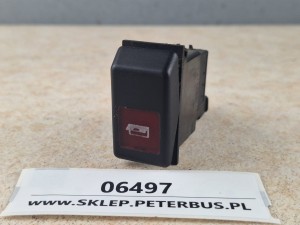 Klawisz, przycisk, włącznik otwierania kufrów SETRA S315, nr 333 059, 51L05, 6 PINÓW 