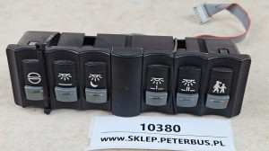 Zestaw klawiszy deski rozdzielczej NEOPLAN, VDO 1368.0046030400, rok produkcji 2002, wersja 1.0