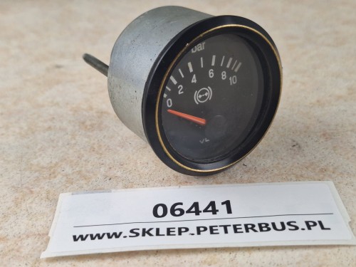 06441, Wskaźnik ciśnienia układu pneumatycznego, VDO nr 350 040 011, dwie wsuwki, 10 bar  (6).jpg